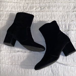 Suede Booties
